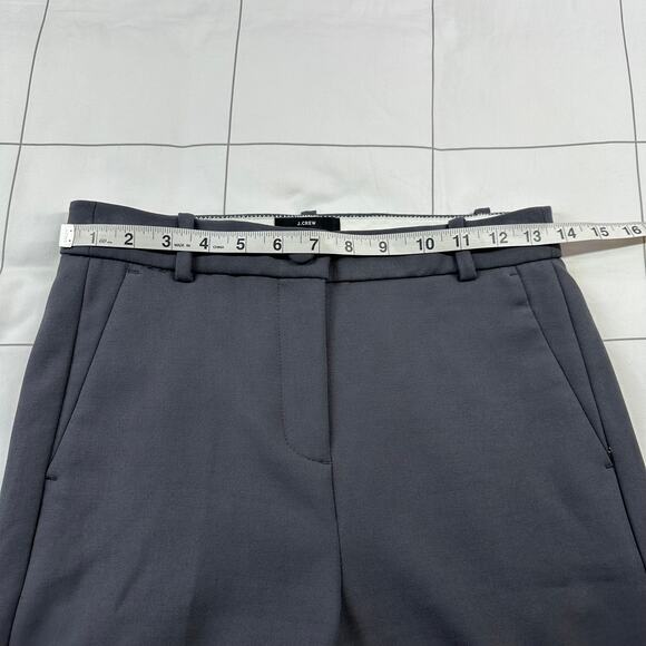 J. Crew Pants Women 2 Gray 365 High Rise Cameron Trouser Classic Solid Corpcore - Picture 7 of 12